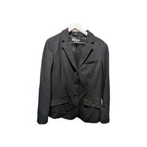 Eddie Bauer Women's Blazer Lined Black Size 14 Career Office